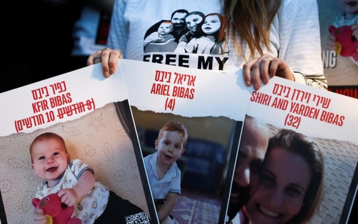 Protest calling for the immediate release of hostages, in Tel Aviv