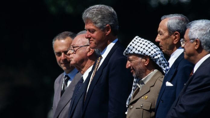 Signing of Israeli-Palestinian Peace Agreement