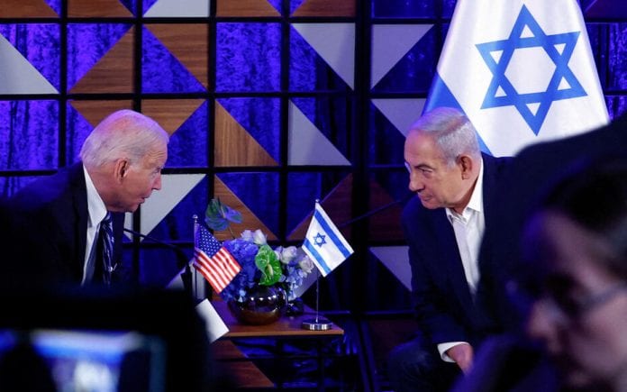 FILE PHOTO: U.S. President Biden visits Israel amid the ongoing conflict between Israel and Hamas