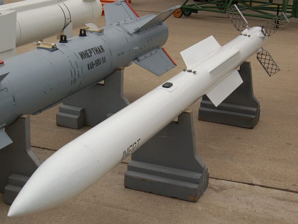 The missile RVV-AE (R-77) at the MAKS-2009