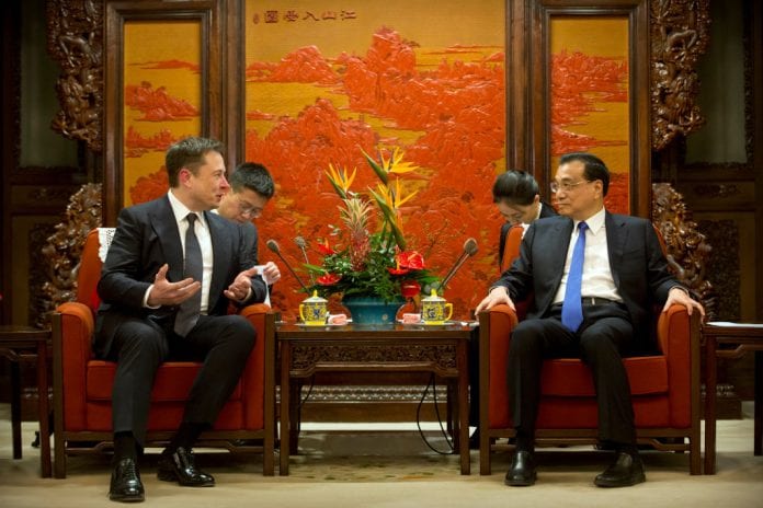CHINA-TESLA-DIPLOMACY