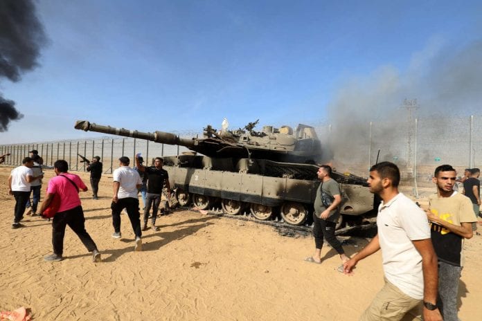 Clashes between Palestinian factions and Israeli forces