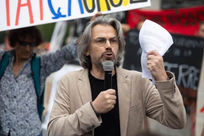 Rassemblement des Soulevements de la terre en soutien à Nahel - Paris