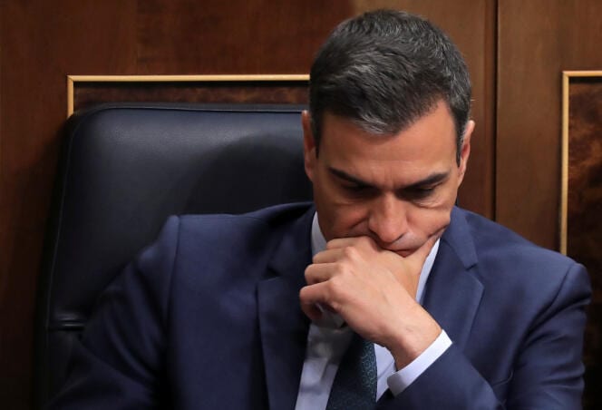 Investiture debate at the Parliament in Madrid