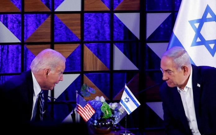 FILE PHOTO: U.S. President Biden visits Israel amid the ongoing conflict between Israel and Hamas