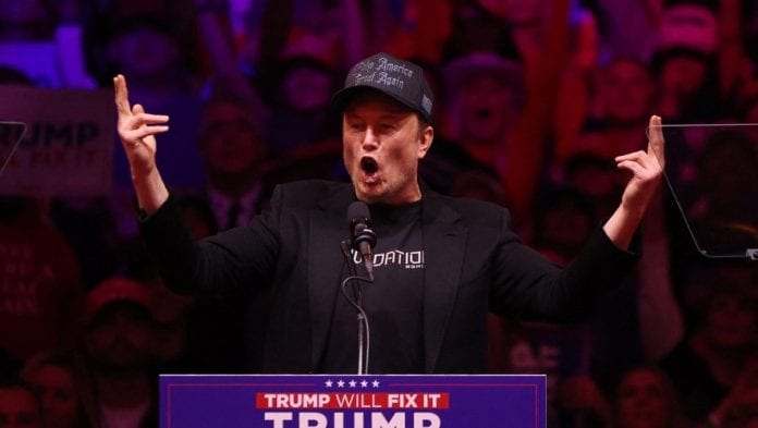 Donald Trump holds political rally in New York City