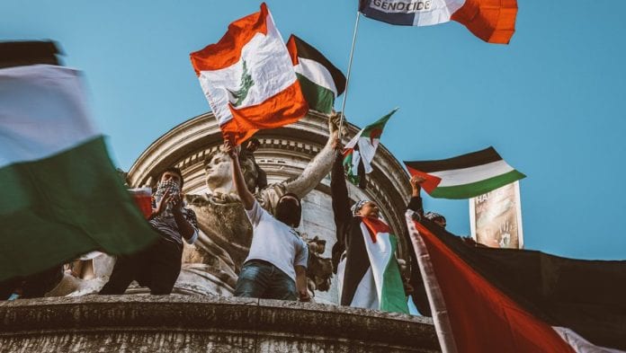 Manifestation en soutien a la Palestine