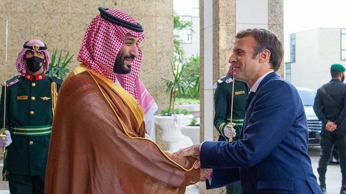 SAUDI-FRANCE-POLITICS-DIPLOMACY