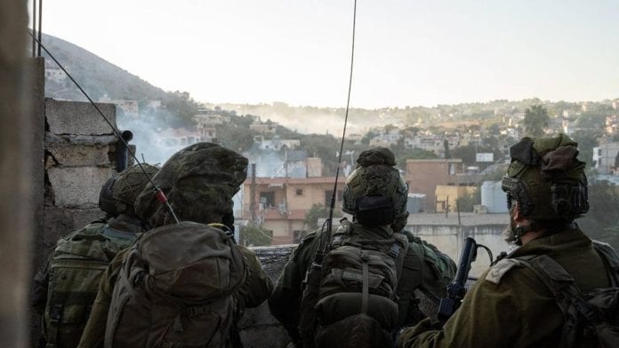 Israel Lebanon IDF troop's operational activity in southern Lebanon: