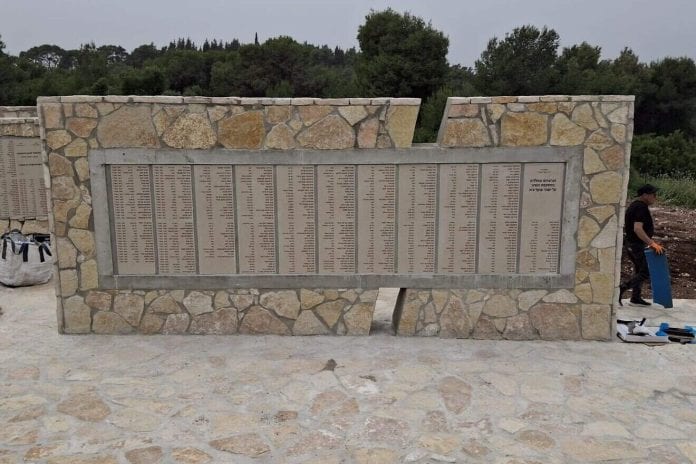 The-newly-established-fifth-wall-with-the-names-of-466-fallen-kibutzim-members.-Photo-Credit-Eitzik-Shafran-1320x880