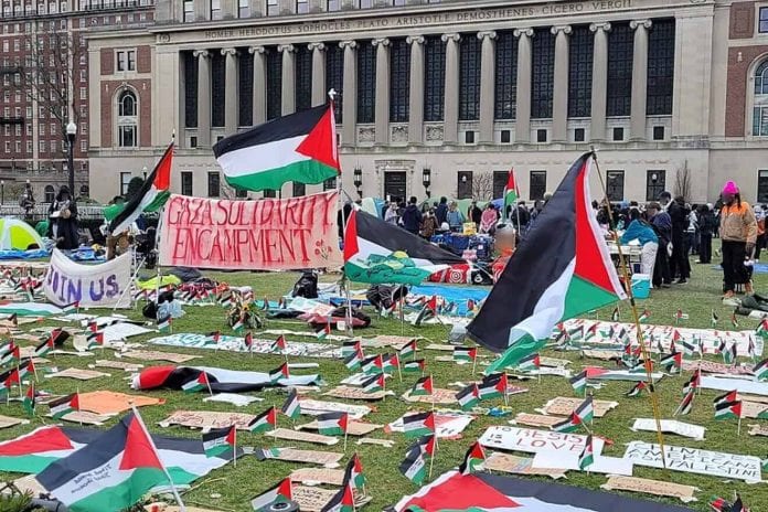 Columbia_reinstated_Gaza_Solidarity_Encampment_Palestinian_flags-1320x880