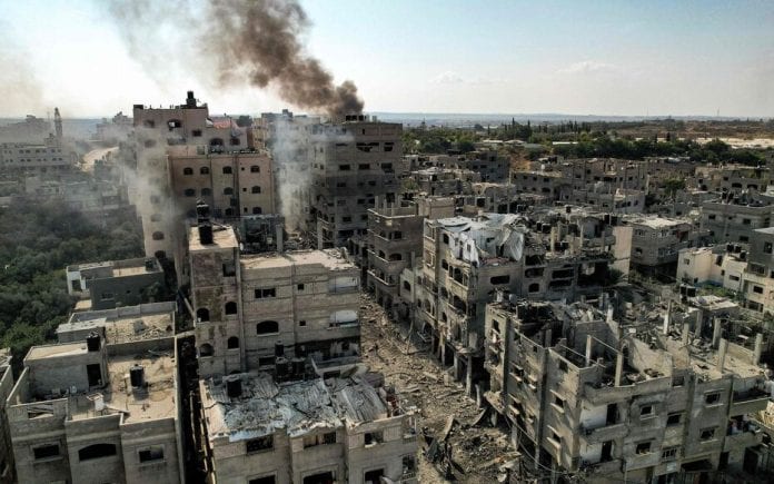 TOPSHOT-PALESTINIAN-GAZA-ISRAEL-CONFLICT