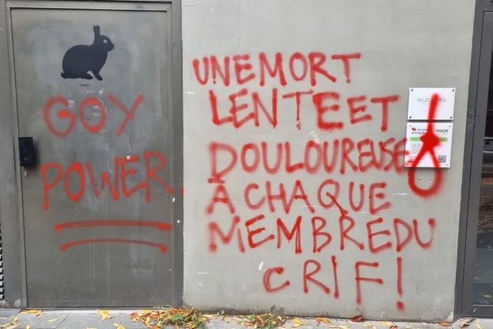Antisemtic-graffiti-in-Grenoble