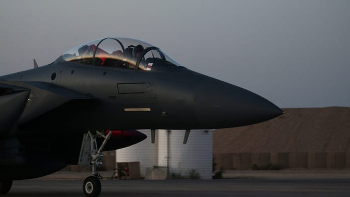 494th Expeditionary Fighter Squadron arrives