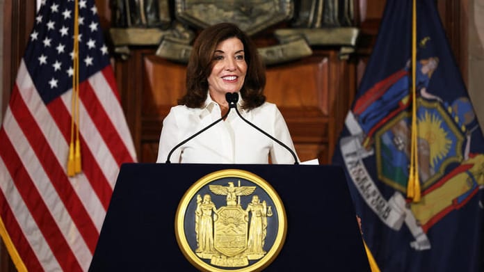 Kathy Hochul Assumes Office As Governor Of New York State