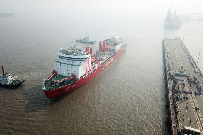 CHINA-ANTARCTICA-EXPLORATION