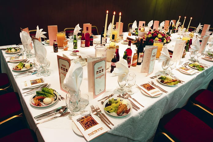 Table Set for Seder