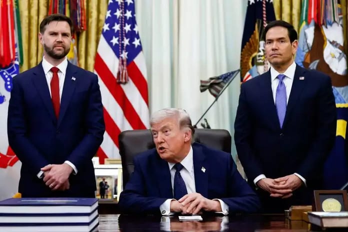 Marco-Rubio-Donald-Trump-and-JD-Vance