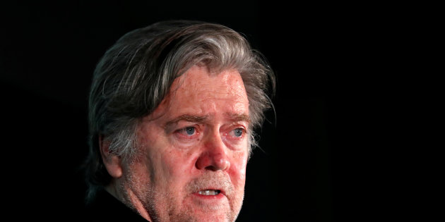 Steve Bannon speaks in Washington
