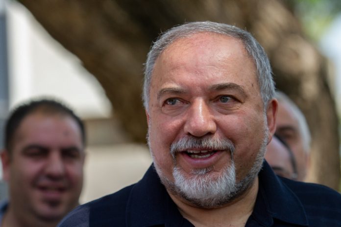 DEFENSE MINISTER AVIGDOR LIBERMAN