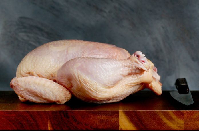 Whole raw chicken