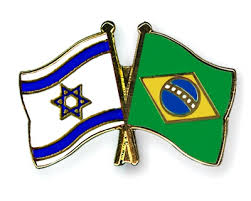Drapeaux-Israël-Brésil