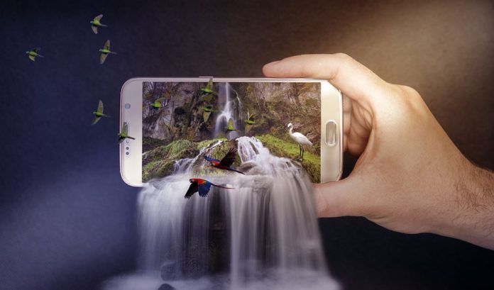 Waterfalls Cellphone Nature Phone Smartphone