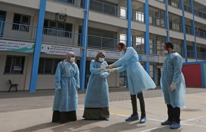 PALESTINIAN-HEALTH-VIRUS-GAZA