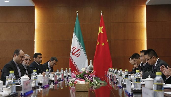 Chine-Iran-drapeau