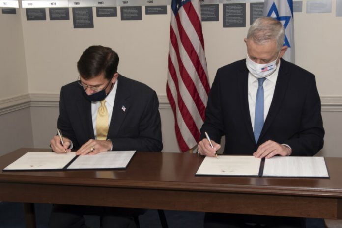 SecDef host bilateral meeting with Israel Minister of Defense