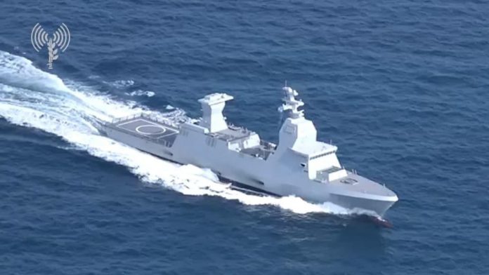 20210610-4a_le navire lance-missiles Ahi Oz est arrivé en Israël