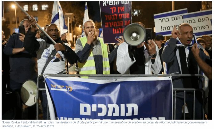2023-04-16 14_06_53-Israël _ Des Dizaines De Milliers De Personnes Manifestent Pour La Réforme Judic