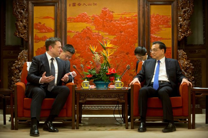 CHINA-TESLA-DIPLOMACY