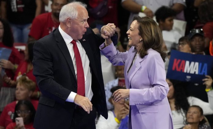 Kamala-Harris-et-Tim-Walz