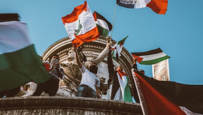 Manifestation en soutien a la Palestine