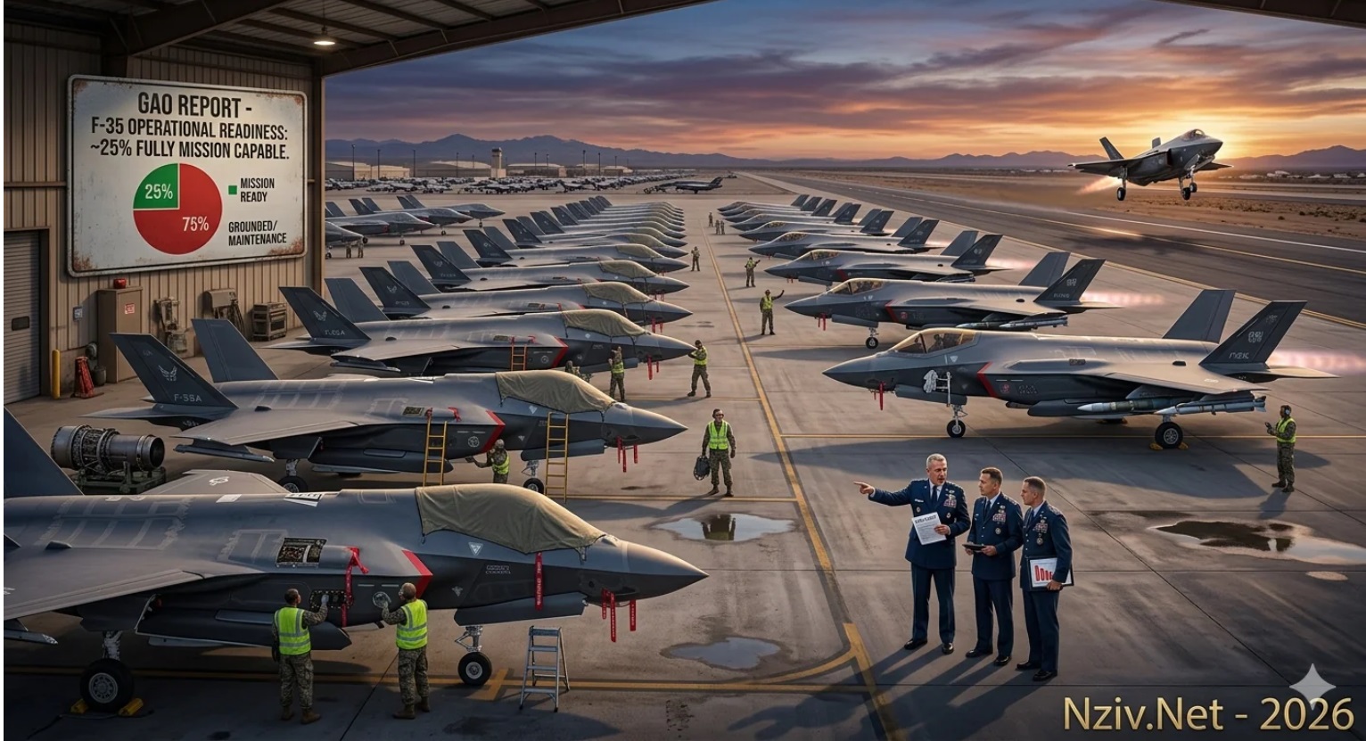 Audit : seul un quart des F-35 US sont opérationnels